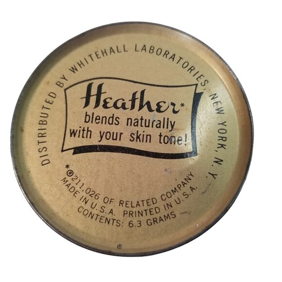 Vintage Makeup Lot Heather Rouge Faberge Lip Stick Cosmetics Blush Tins 40s 50s - Picture 7 of 12